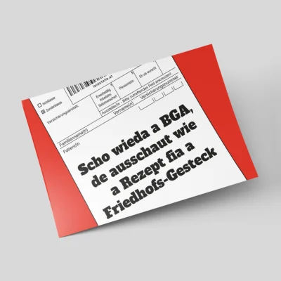 "BGA-Rezept" - Motivkarte