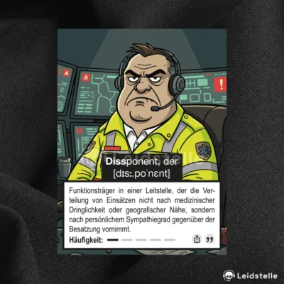 "Der Dissponent" - Sticker