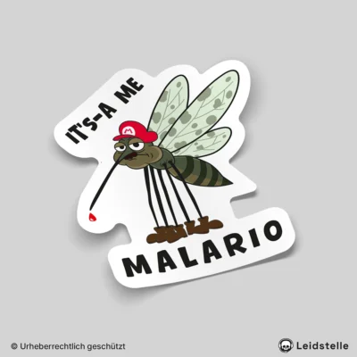 "Its-a me, Malario" - Sticker