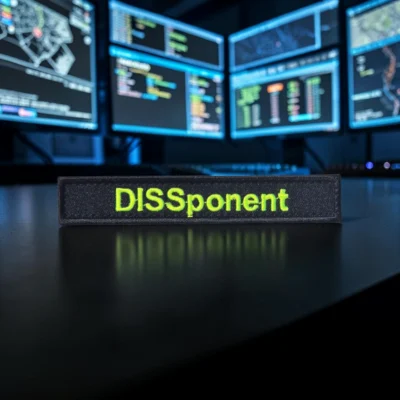 "DISSponent" - Klettstreifen