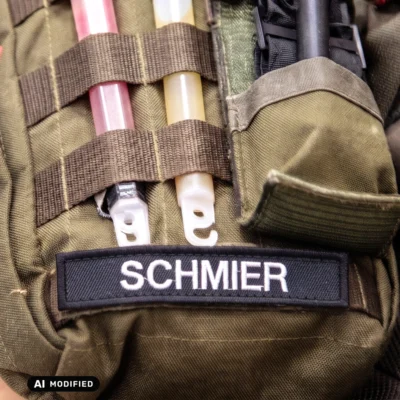"Schmier" - Klettstreifen