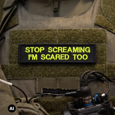 "Stop screaming, I´m scared too" - Klettstreifen